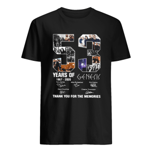 53 Years Of 1967 2020 Genesis Thank You For The Memories shirt