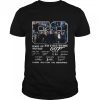 59 Years Of No Time To Die 007 1962 2021 Thank You For The Memories Signatures shirt