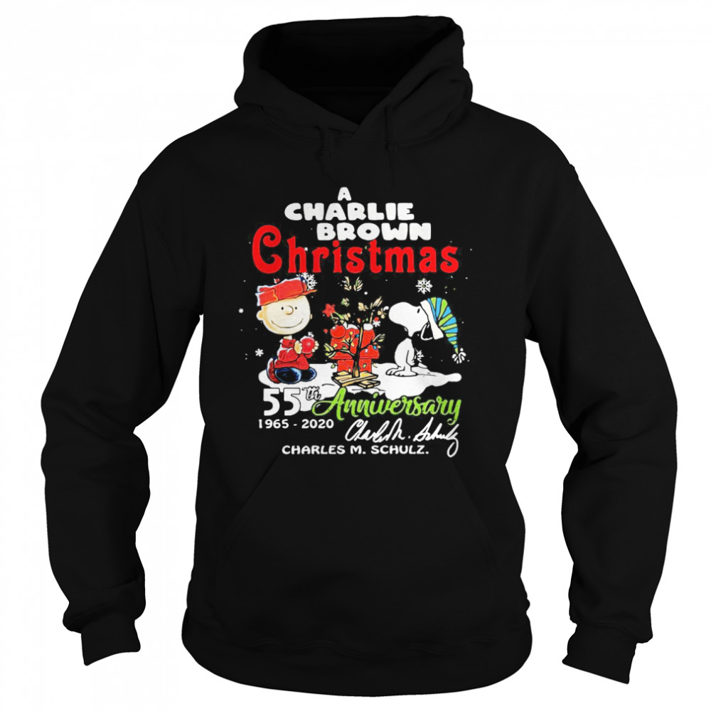 A Charlie Brown Christmas 55th Anniversary 1965-2020 Charles M Schulz Snoopy shirt A Charlie Brown Christmas 55th Anniversary 1965-2020 Charles M Schulz Snoopy shirt