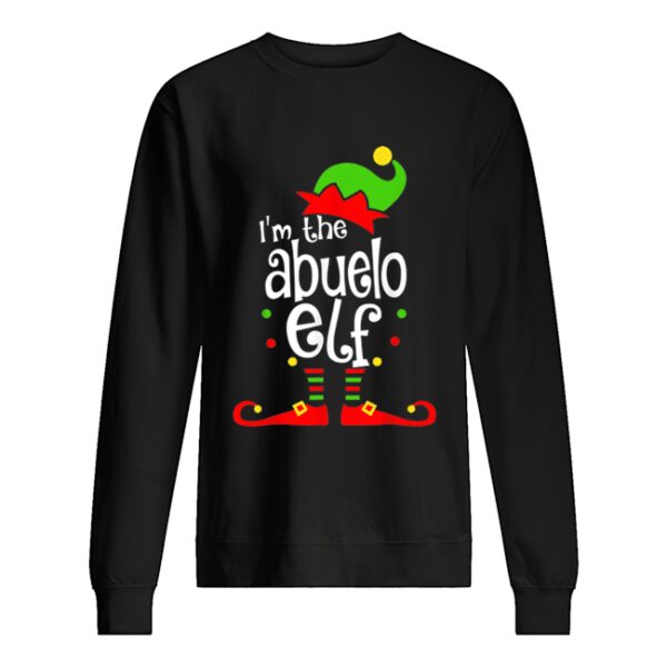 Abuelo Elf Christmas Spanish Grandpa Matching Family Xmas shirt