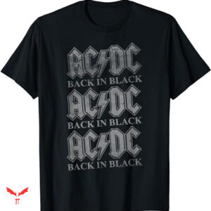 Acdc Vintage T-shirt Black Style