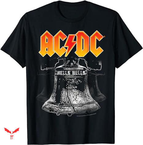 Acdc Vintage T-shirt Hell Bell Acdc Vintage T-shirt Hell Bell
