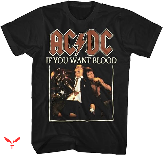 Acdc Vintage T-shirt If You Want Blood Acdc Vintage T-shirt If You Want Blood