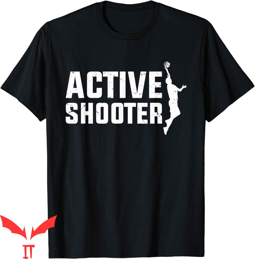 Active Shooter Basketball T-Shirt Player Lovers Vintage Active Shooter Basketball T-Shirt Player Lovers Vintage