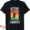 Active Shooter Basketball T-Shirt Player Retro Fan