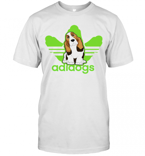 Addidos Basset Hound T-Shirt Addidos Basset Hound T-Shirt