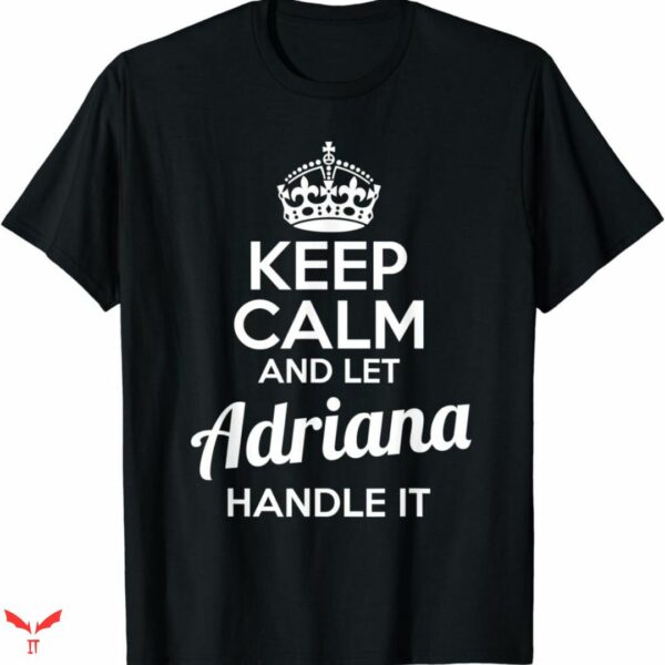 Adriana Lima T-shirt Keep Calm