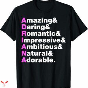 Adriana Lima T-shirt Pink Character
