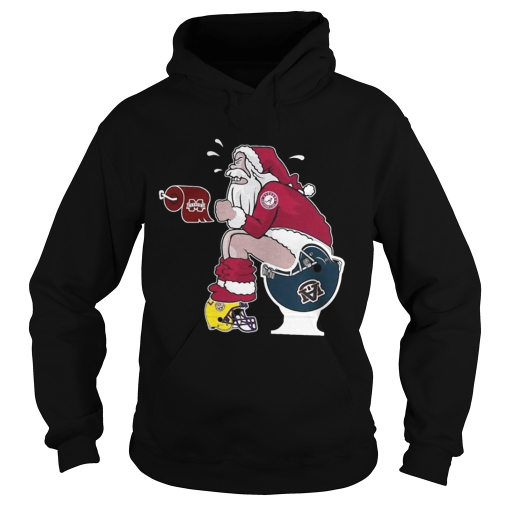 Alabama Santa toilet Michigan Wolverines shirt Alabama Santa toilet Michigan Wolverines shirt