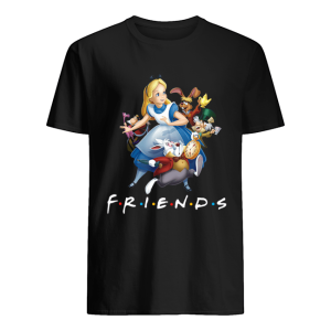 Alice In Wonderland F.R.I.E.N.D.S TV show Mashup shirt