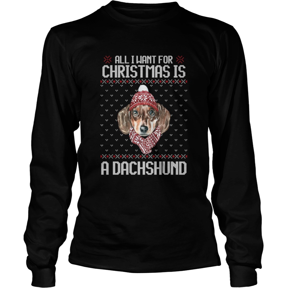 All I Want For Christmas Is A Dachshund Christmas shirt All I Want For Christmas Is A Dachshund Christmas shirt