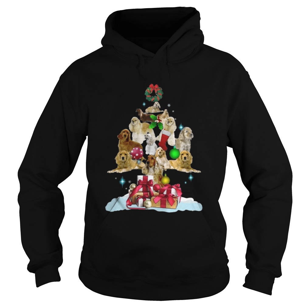 American Cocker Spaniel Christmas Tree Shirt American Cocker Spaniel Christmas Tree Shirt