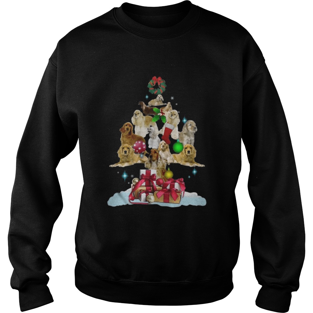 American Cocker Spaniel Christmas Tree Shirt American Cocker Spaniel Christmas Tree Shirt
