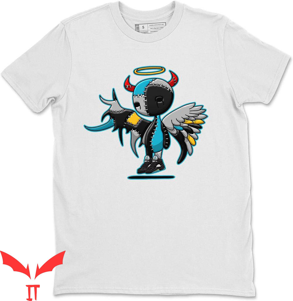 Aqua 5 T-Shirt Devil Angel 5 Aqua Sneaker Matching Aqua 5 T-Shirt Devil Angel 5 Aqua Sneaker Matching