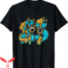 Aqua 5 T-Shirt Number 23 Drip Yellow Blue Retro Matching