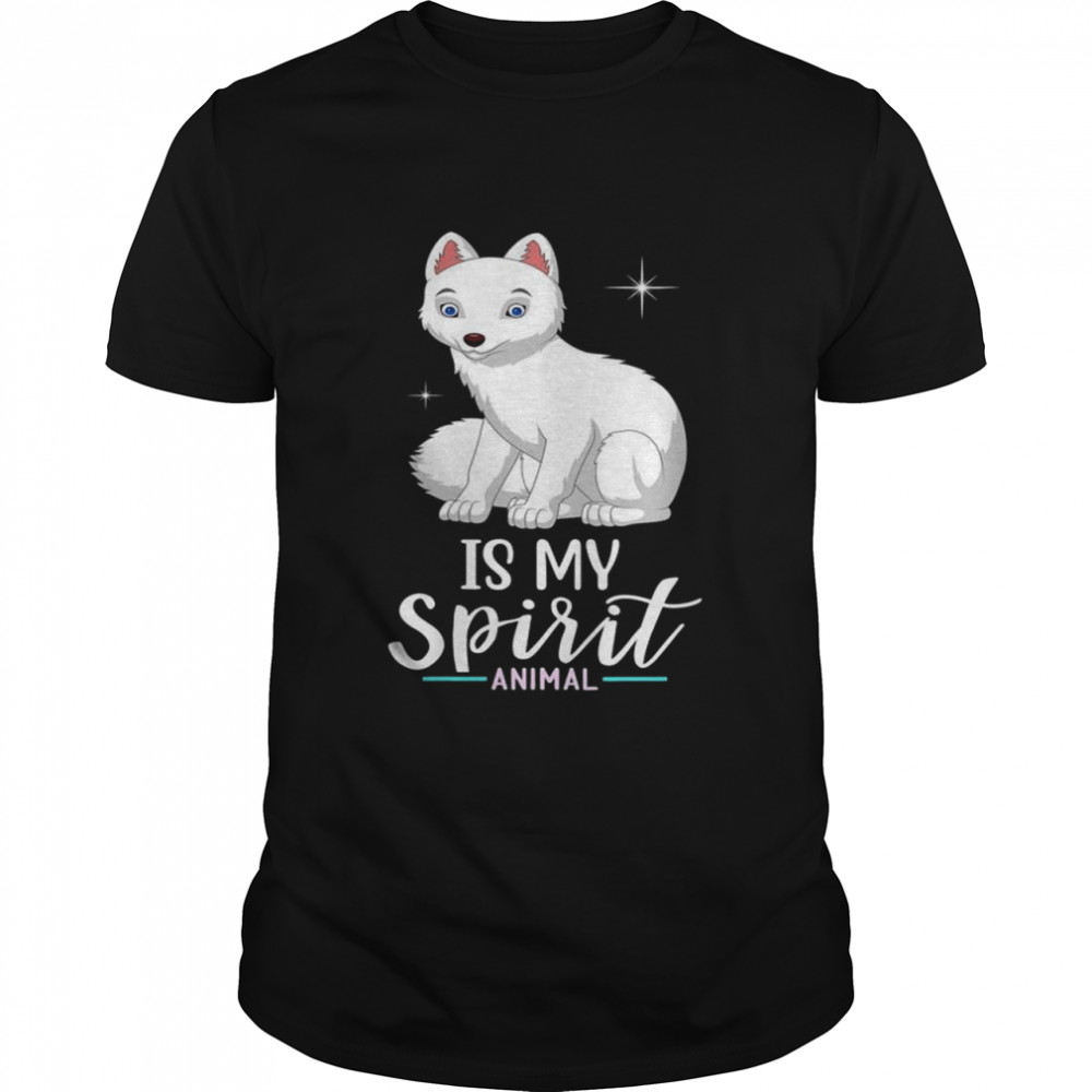 Arctic Foxes Is My Spirit Animal I Children Girl Fox Shirt Arctic Foxes Is My Spirit Animal I Children Girl Fox Shirt