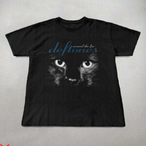 Around The Fur T-Shirt 90s NuMetal Deftones Cat TShirt Music