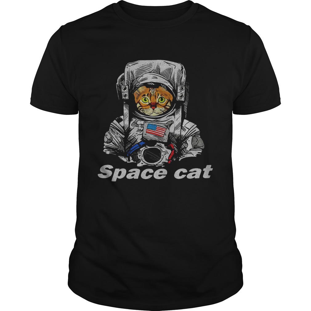 Astronaut Space Cat America flag shirt Astronaut Space Cat America flag shirt