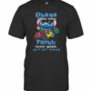 Autism Awareness Stitch Ohana Means Family Family Means Nobody Gets Left Behind T-Shirt