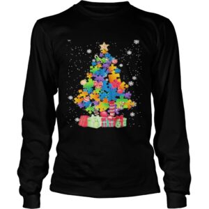 Autism Christmas Tree shirt