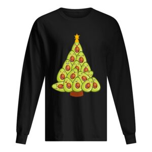 Avocado Christmas Tree Funny Vegan Green Guac Gift shirt