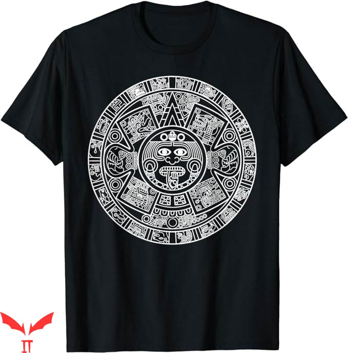 Aztec Western T-Shirt Mexican Sun Stone Art T-Shirt Trending Aztec Western T-Shirt Mexican Sun Stone Art T-Shirt Trending