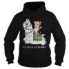 Baby Corgi and Fa la la la llama christmas sweater