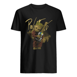 Baby Groot Hug Pink Floyd Guitar shirt
