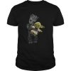 Baby Groot Hugging Baby Yoda shirt