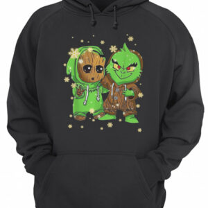 Baby Groot and Grinch Christmas shirt
