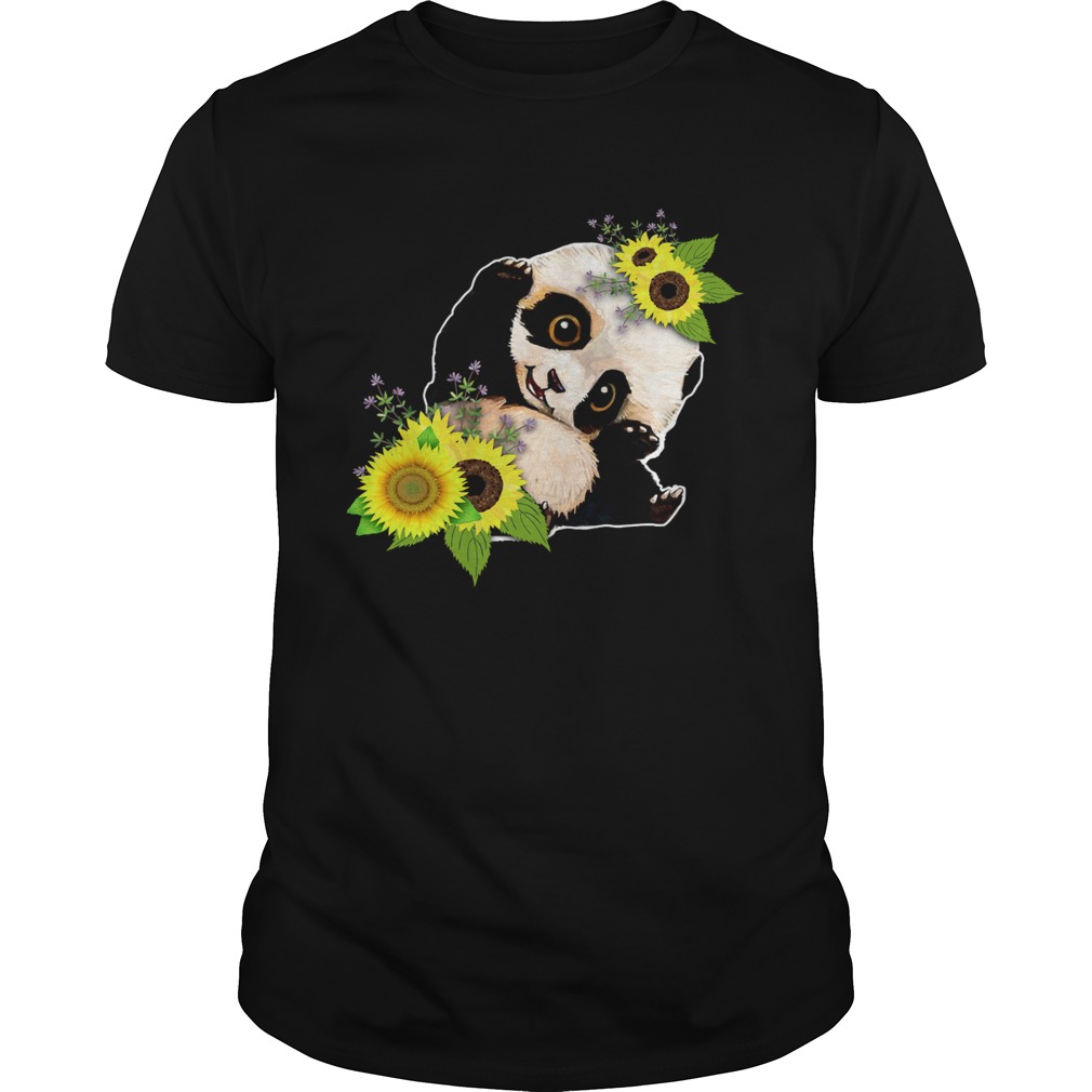 Baby Panda Sunflower shirt Baby Panda Sunflower shirt