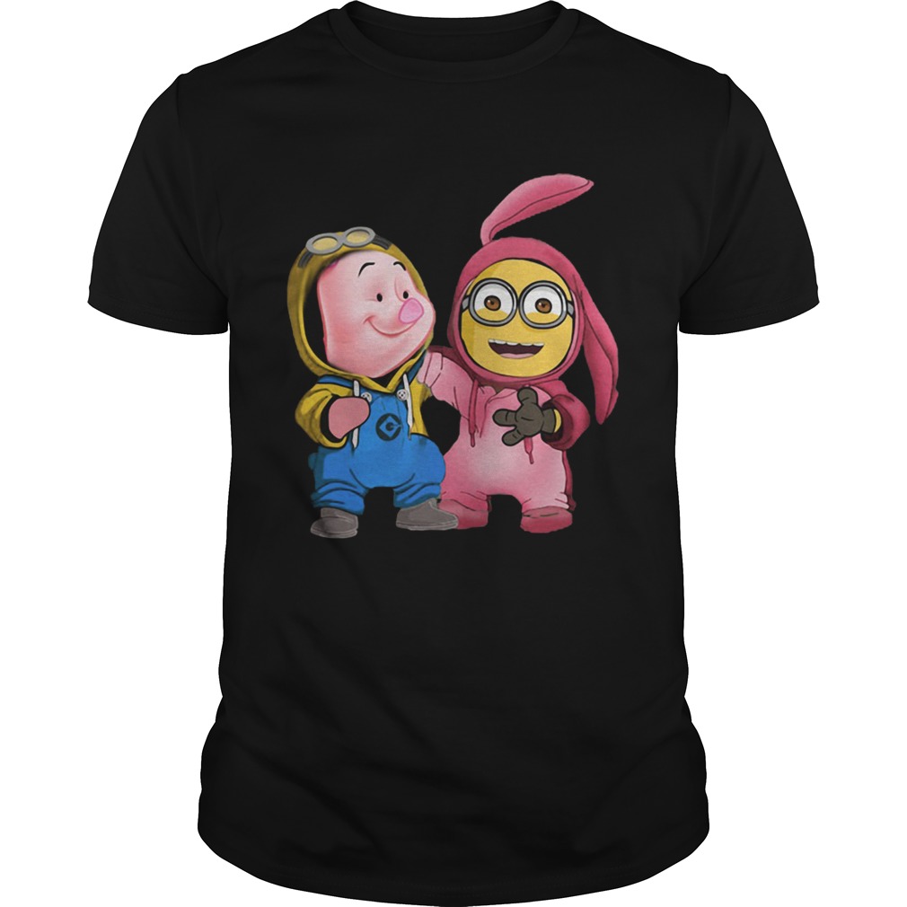 Baby Piglet and Minions shirt Baby Piglet and Minions shirt