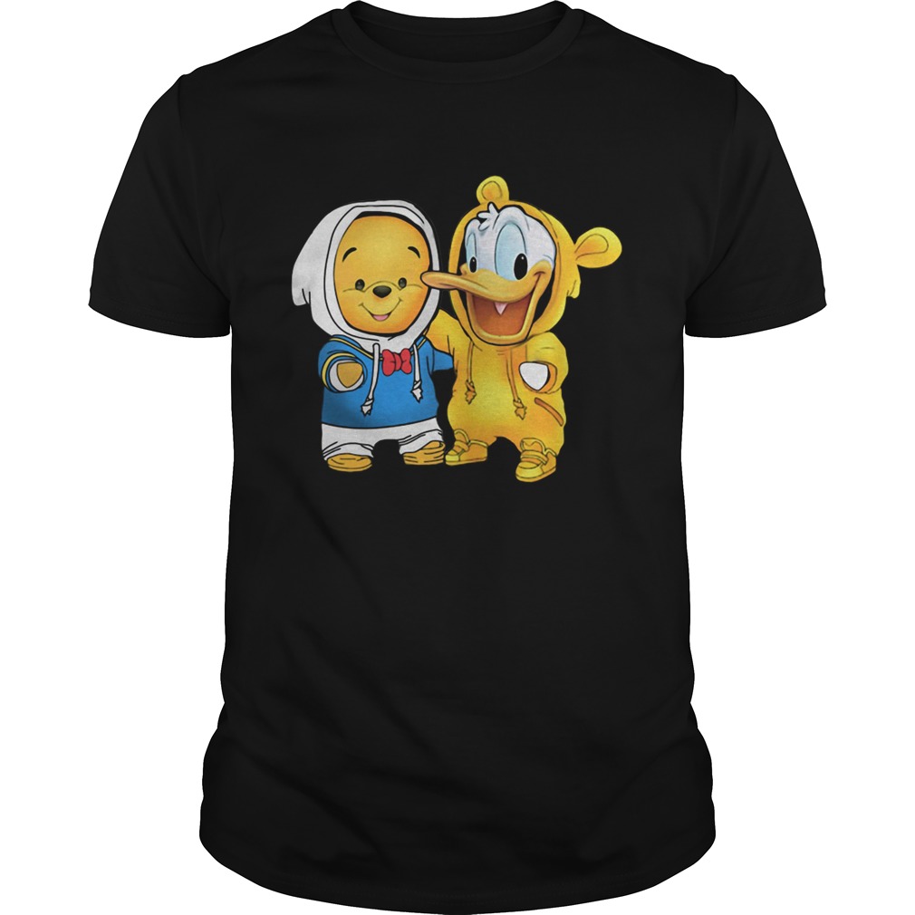 Baby Pooh and Donald Duck shirt Baby Pooh and Donald Duck shirt
