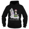 Baby Pug and Fa la la la llama christmas shirt