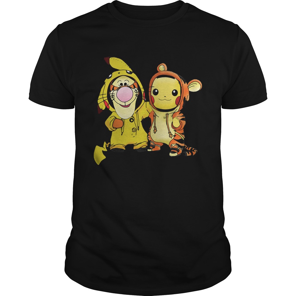 Baby Tigger and Pikachu shirt Baby Tigger and Pikachu shirt