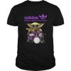 Baby Yoda Adidas all day I dream about Drum shirt