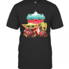 Baby Yoda And Baby Groot Hug Liverpool shirt T-Shirt