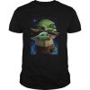 Baby Yoda And Master Yoda Galaxy Star Wars shirt