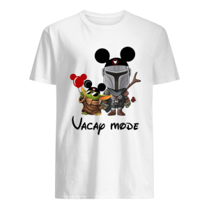 Baby Yoda And The Mandalorian Mickey Vacay Mode shirt