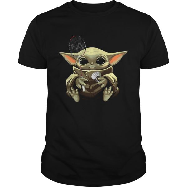 Baby Yoda Badminton shirt