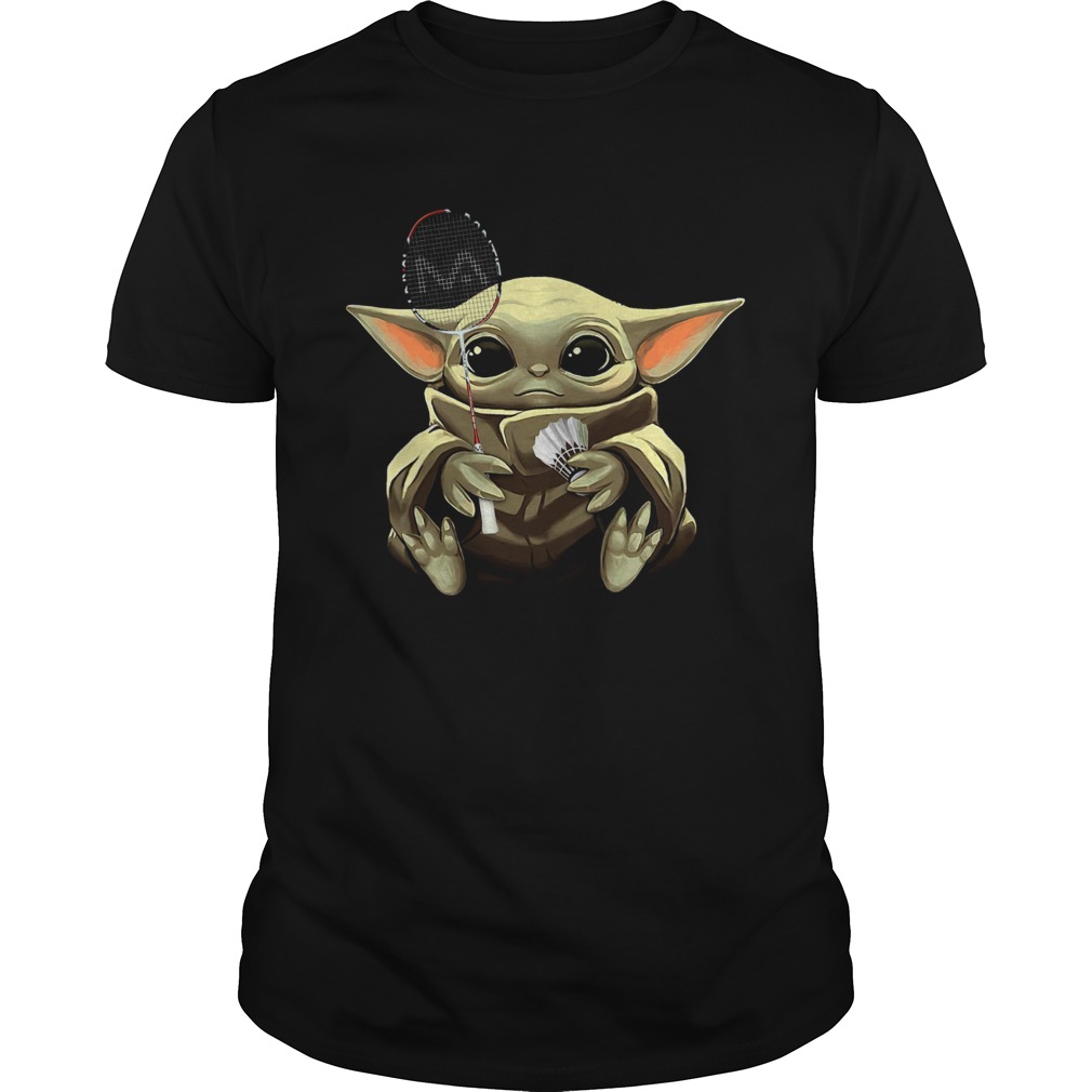 Baby Yoda Badminton shirt Baby Yoda Badminton shirt