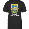 Baby Yoda Face Mask Hug Food Lion I Can’t Stay At Home T-Shirt