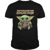 Baby Yoda Hug Anaheim Ducks shirt
