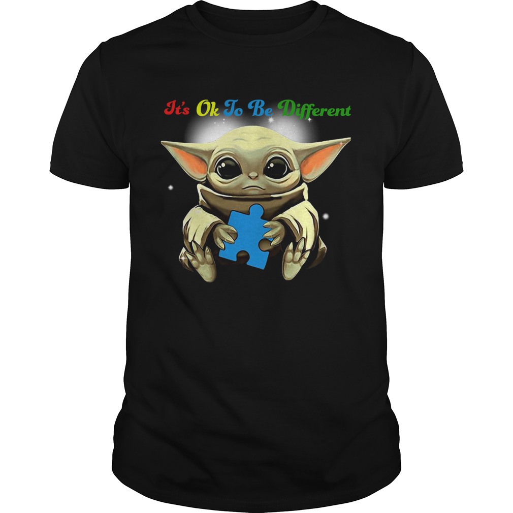 Baby Yoda Hug Autism Its Oh To Be Different shirt Baby Yoda Hug Autism Its Oh To Be Different shirt