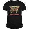 Baby Yoda Hug BNSF Railway shirt