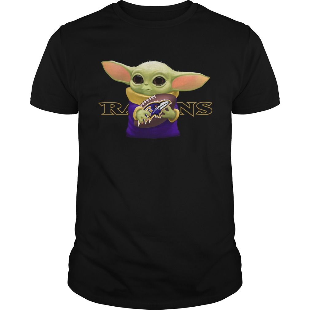 Baby Yoda Hug Baltimore Ravens shirt Baby Yoda Hug Baltimore Ravens shirt