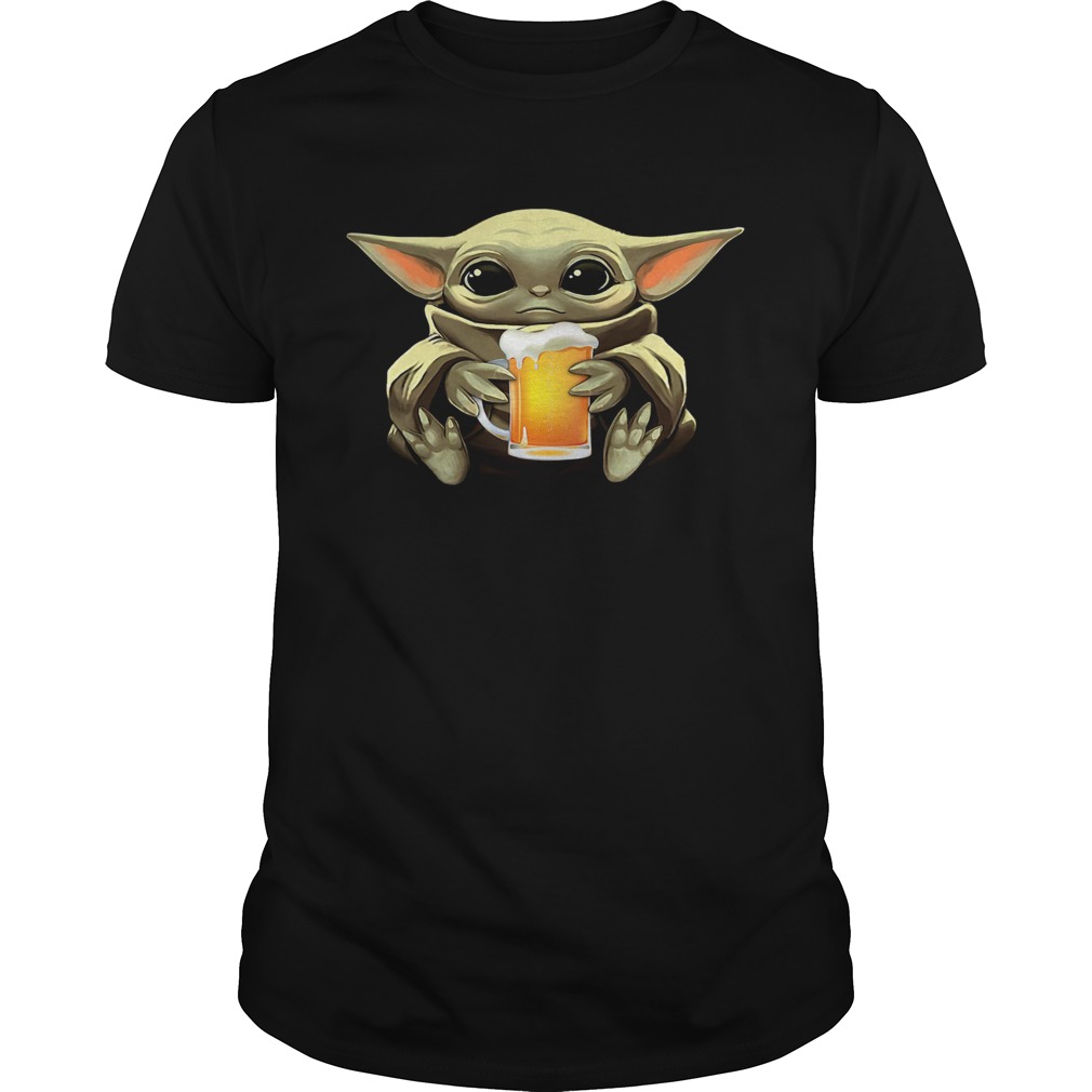 Baby Yoda Hug Beer shirt Baby Yoda Hug Beer shirt