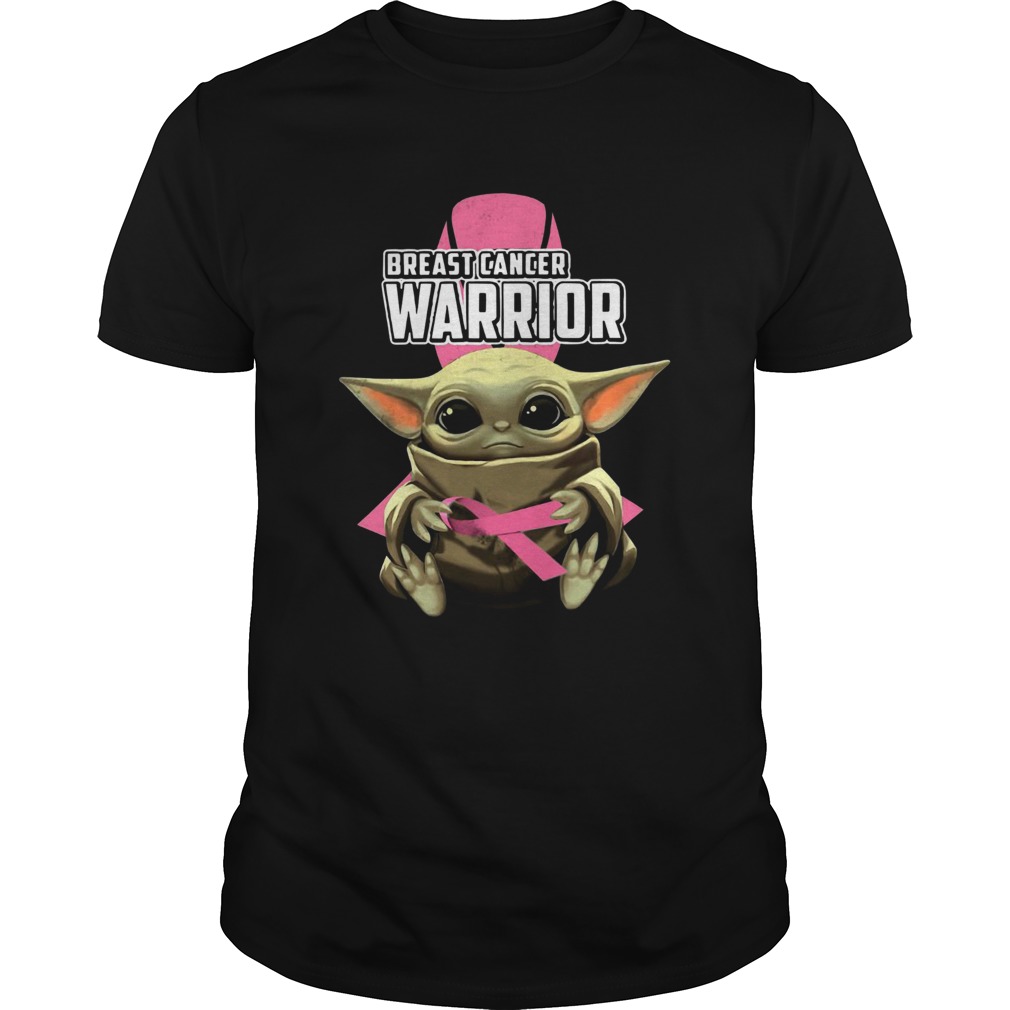 Baby Yoda Hug Breast Cancer Warrior shirt Baby Yoda Hug Breast Cancer Warrior shirt