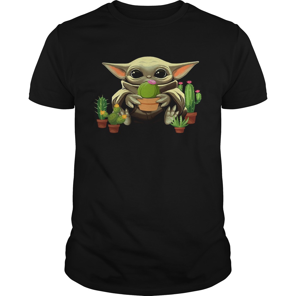 Baby Yoda Hug Cactus shirt Baby Yoda Hug Cactus shirt