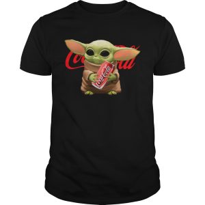 Baby Yoda Hug Coca Cola shirt